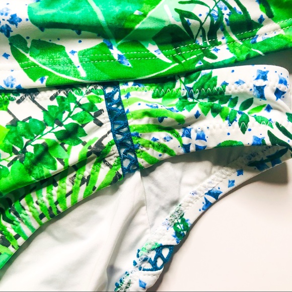 Nanette Lepore Swim NWT Palm Patchwork Bikini 12 - Picture 9 of 16